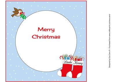8x8 Christmas Names Linda & Kenny Insert