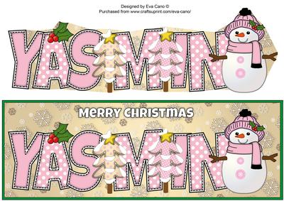 Cute Snowman Yasmin Large Dl