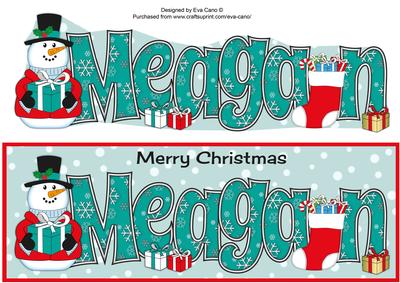 Snowman in Jacket Meagan Large Dl