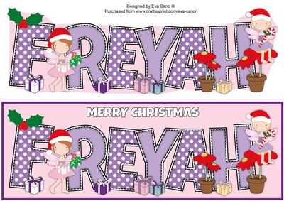 Christmas Fairies Freyah Large Dl