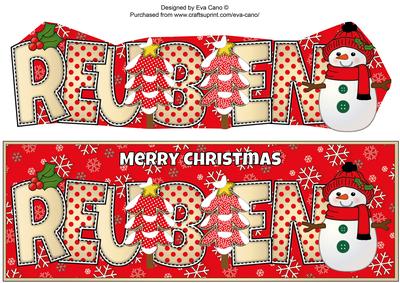 Cute Snowman Reuben Large Dl