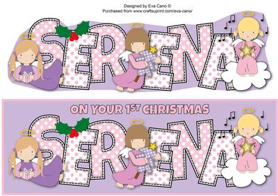 First Christmas Angels Serena Large Dl