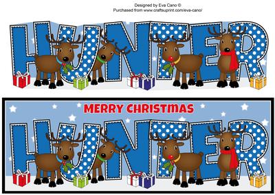 Rudolf and Friends Hunter Large Dl