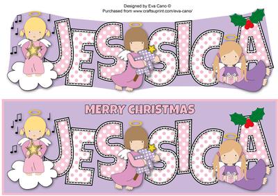 Christmas Angels Jessica Large Dl