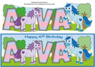 Little Ponies Ava 6th Large Dl