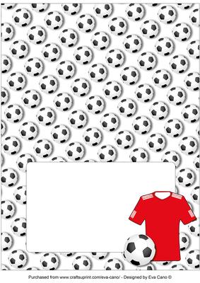 Football Fan Over the Edge (red) Insert
