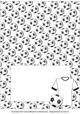 Football Fan Over the Edge (white) 2 Insert