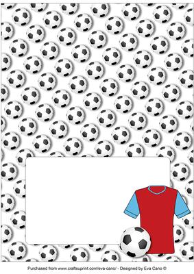 Football Fan Over the Edge (wine & Blue) 2 Insert
