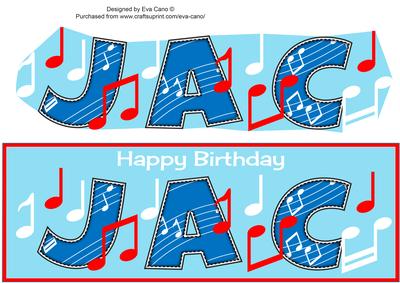 Music Notes Jac Large Dl