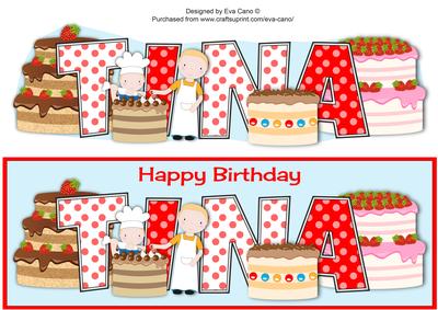 Little Bakers Tina Large Dl