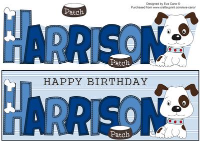 Patch the Dog Harrison Large Dl 2