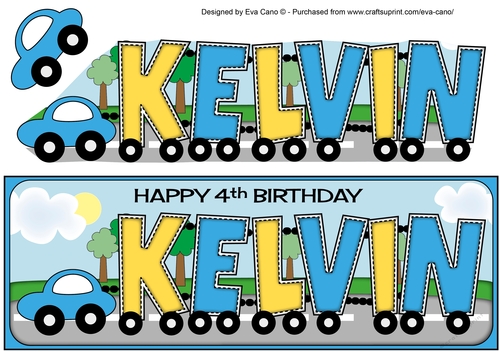 Little Cars KELVIN 4th large dl 