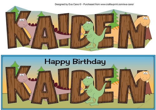 Dinosaurs KAIDEN large dl