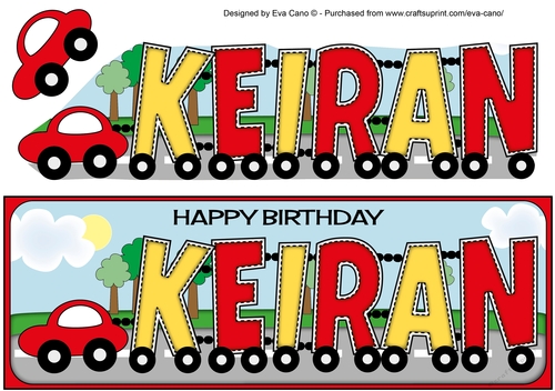 Little Cars KEIRAN large dl
