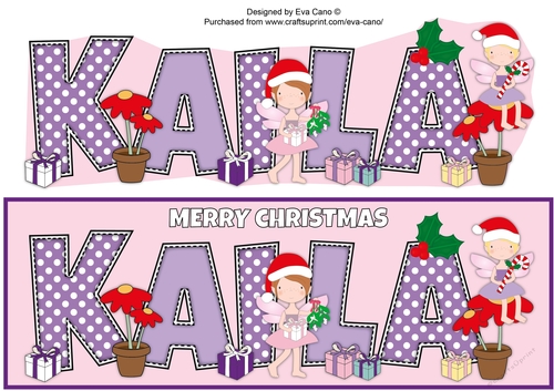 Christmas Fairies KAILA large dl
