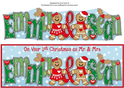 Gingerbread Couple EMMA & SEAN large dl