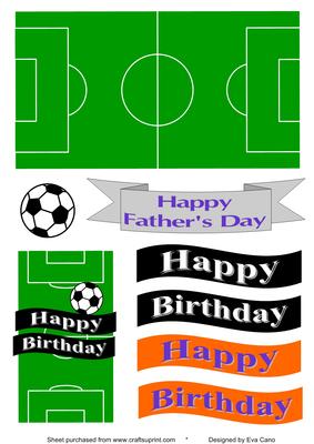 Football Pitch for Male Birthday / Father's Day