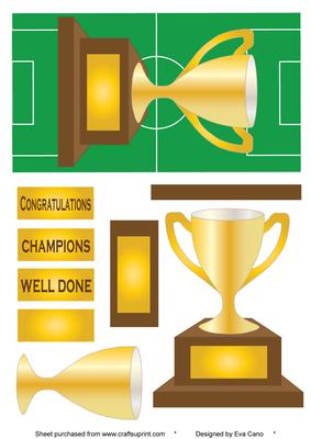 Football Trophy / Congratulations
