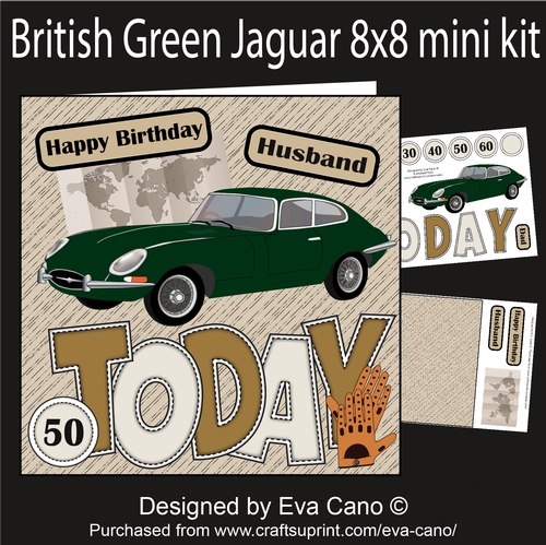 British Green Jaguar 8x8 mini kit
