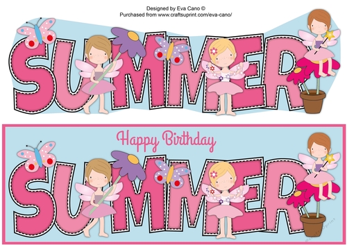 Little Fairies SUMMER large dl