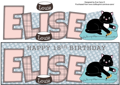 Louie the Cat ELISE 18th large dl