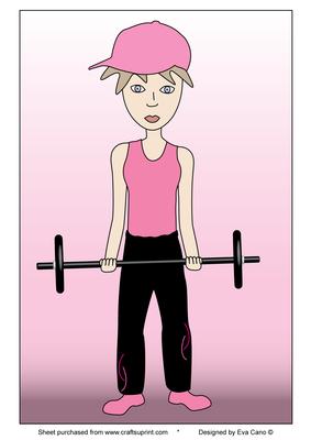 Sporty Girl A4