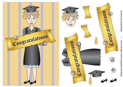 Congratulations on Your Graduation Passing Your Exams Black