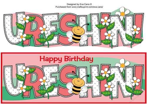 Flowers and Bees URESHINI large dl