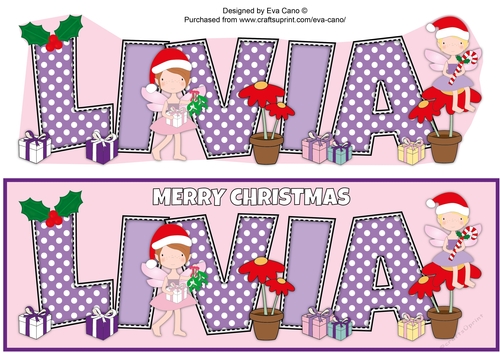 Christmas Fairies LIVIA large dl