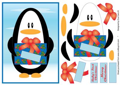 Baby’s First Christmas Step by Step Penguin