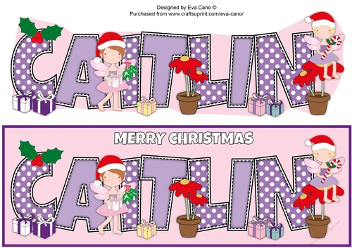 Christmas Fairies CAITLIN large dl