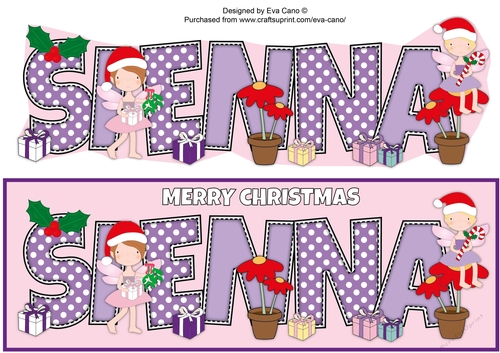 Christmas Fairies SIENNA large dl