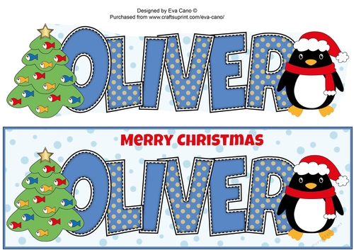 Eddie the Penguin OLIVER large dl