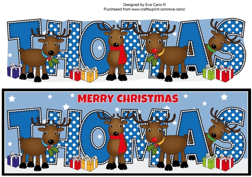 Rudolf & friends THOMAS large dl