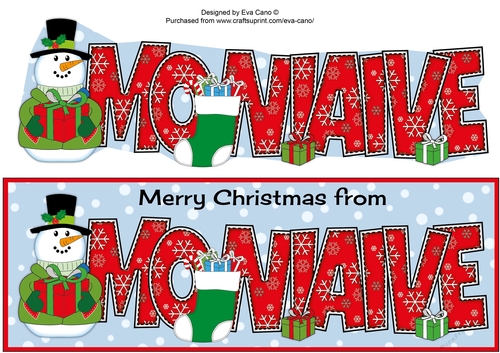 Merry Christmas from MONIAIVE large dl