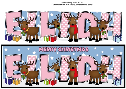 Rudolf and friends EILIDH large dl