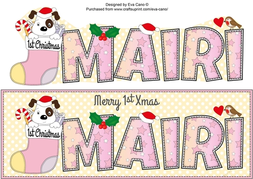 Patch 1st Xmas MAIRI large dl 