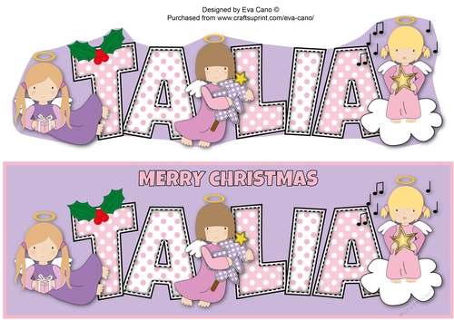 Christmas Angels TALIA large dl
