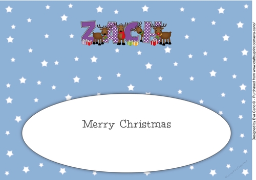 Rudolf and friends ZACH large dl insert
