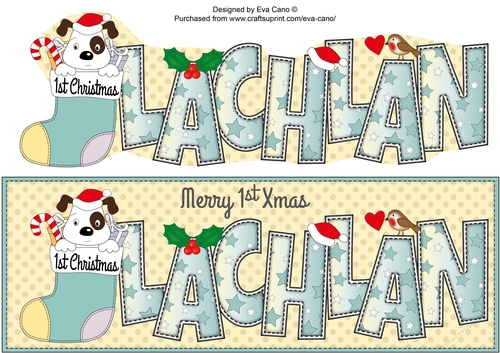 Patch 1st Xmas LACHLAN large dl