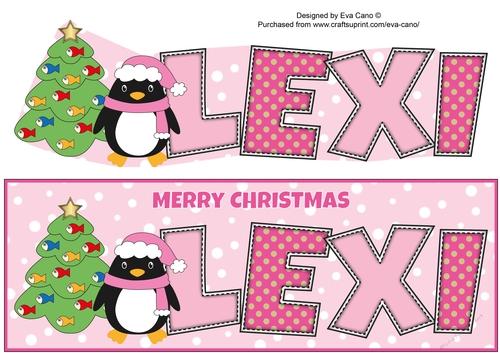 Eddie the Penguin LEXI large dl