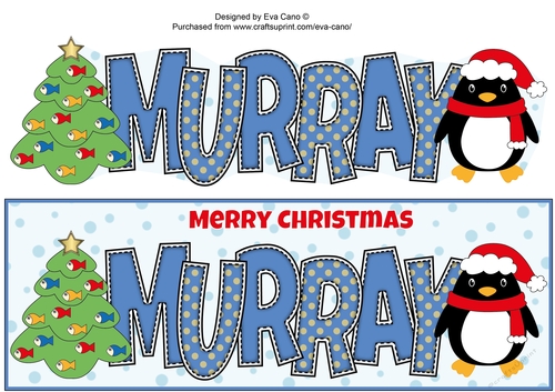 Eddie the Penguin MURRAY large dl