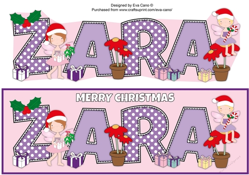 Christmas Fairies ZARA large dl 