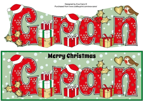 Christmas GRAN large dl 