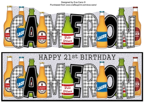 Whats your Poison CAMERON 21st large dl