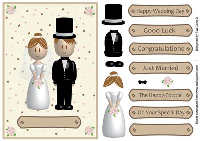Bride and Groom Wedding Day