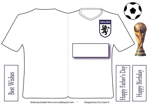 England Football Fan (shaped)