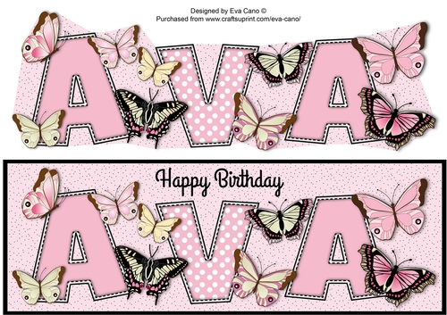 Butterflies AVA large dl