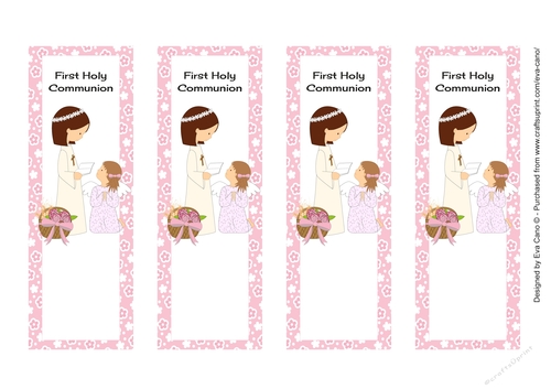 Girl & Little Angel First Holy Communion keepsakes
