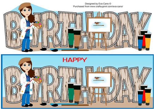 Artist BIRTHDAY large dl